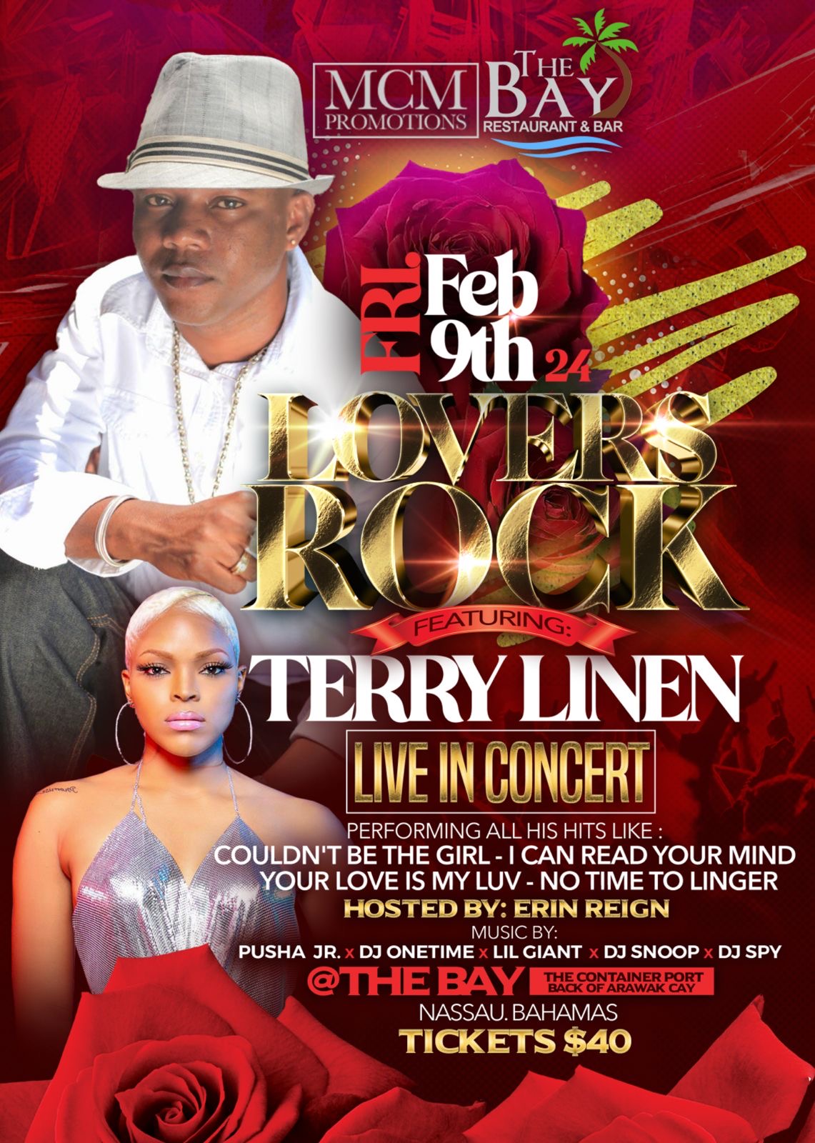 Terry Linen Lover’s Rock At The Bay