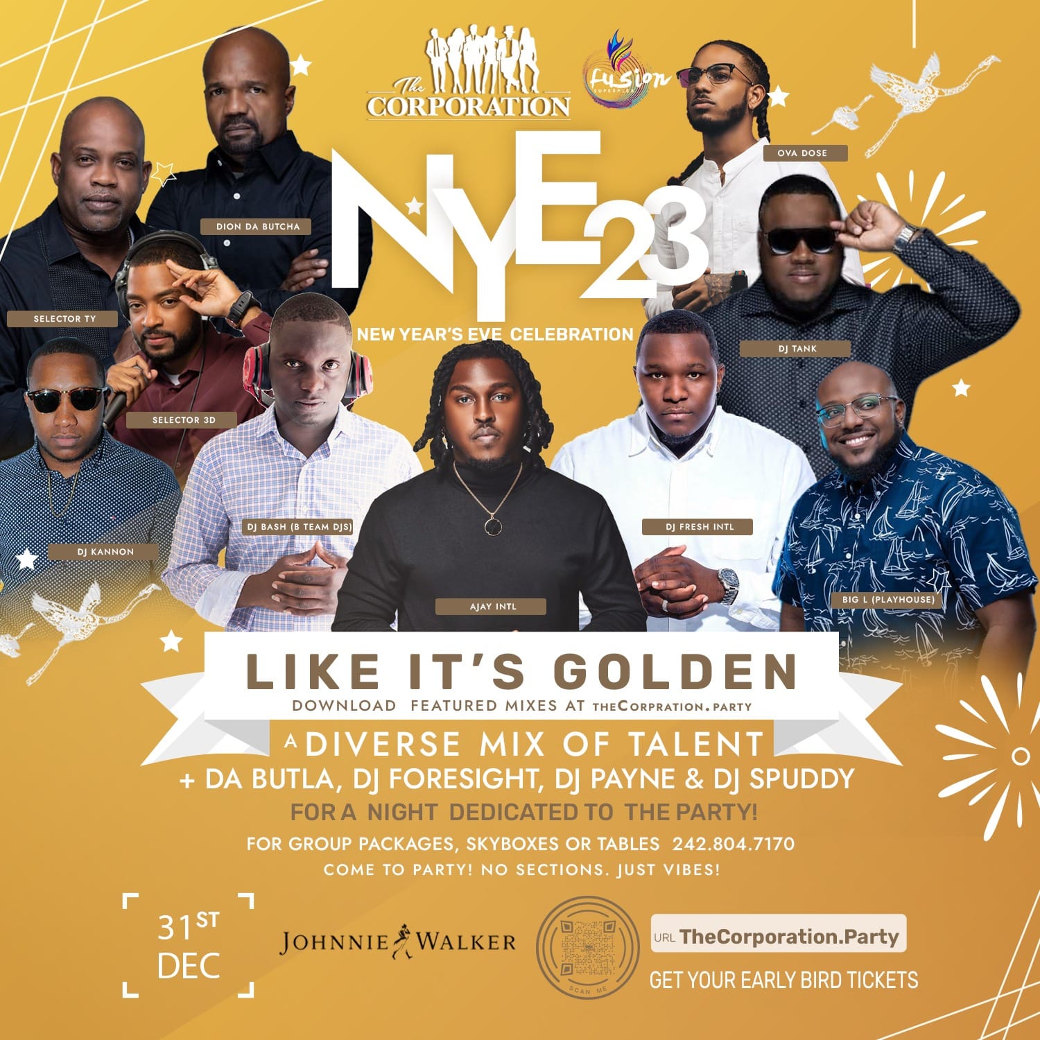 The Coporation NYE Party Like It’s Golden