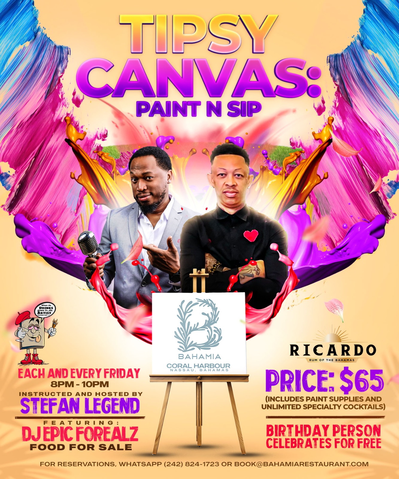 Tipsy Canvas April 4th